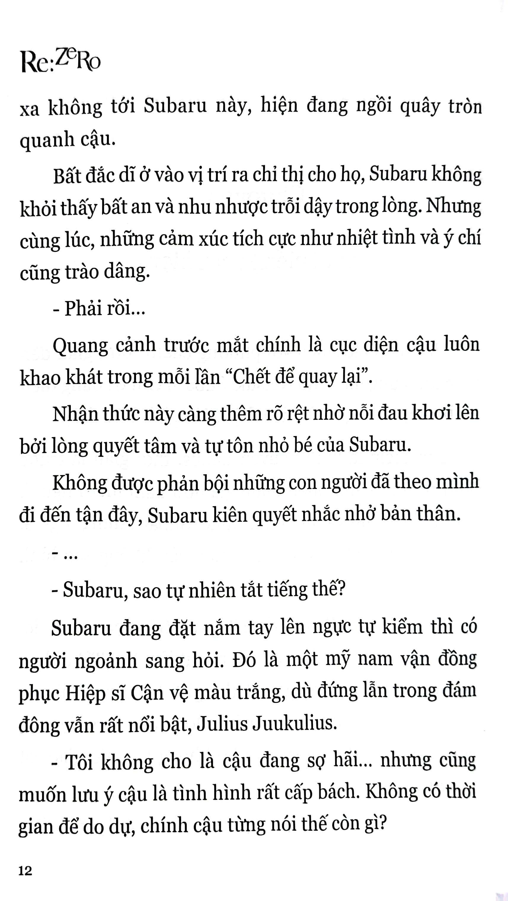 Sách Re:Zero - Tập 8