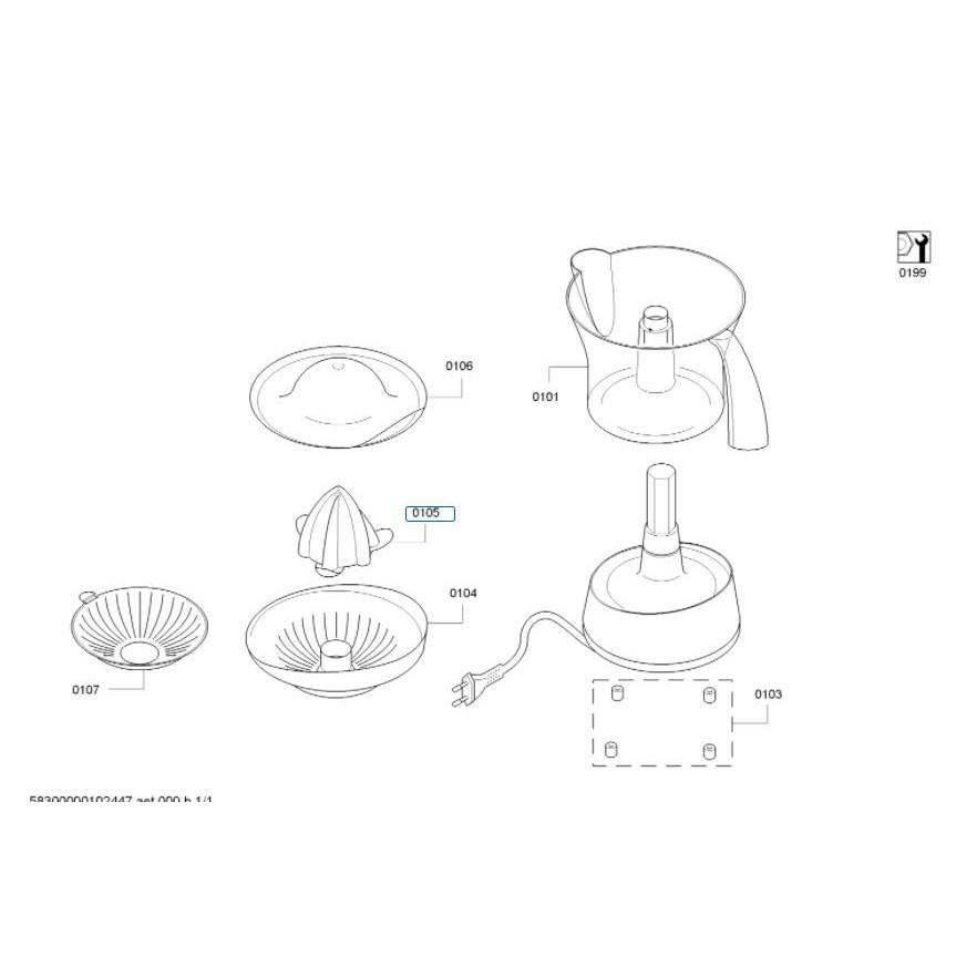 Đầu vắt cam thay thế (Núm vắt cam, nón vắt cam)