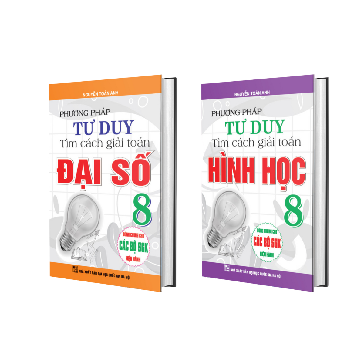 COMBO PHƯƠNG PHÁP TƯ DUY TÌM CÁCH GIẢI TOÁN HÌNH HỌC 8 + PHƯƠNG PHÁP TƯ DUY TÌM CÁCH GIẢI TOÁN ĐẠI SỐ 8
