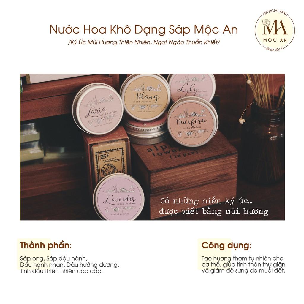 Nước Hoa Khô Dạng Sáp Mộc An- Ký Ức Mùi Hương Thiên Nhiên, Ngọt Ngào Thuần Khiết 15g