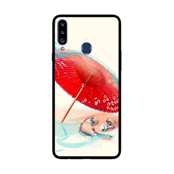 Ốp Lưng Dành Cho Samsung Galaxy A20s mẫu Ô Mùa Hè - Hàng Chính Hãng