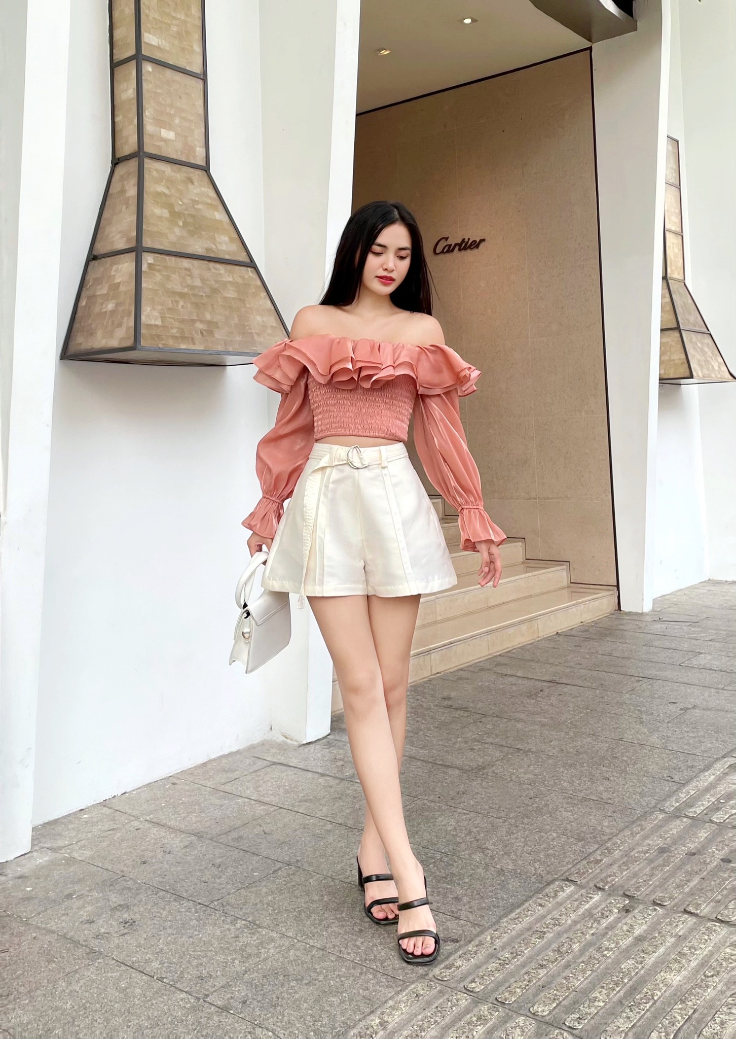 OLV - Áo Lydia Top in Pink