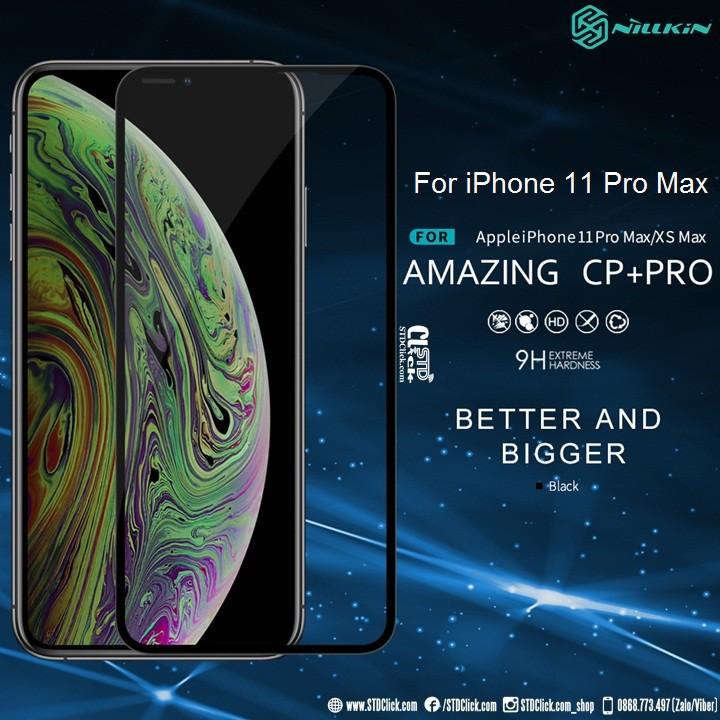 KÍNH CƯỜNG LỰC DÀNH CHO ĐIỆN THOẠI IPHONE 11 PRO MAX NILLKIN CP+PRO 2.5D