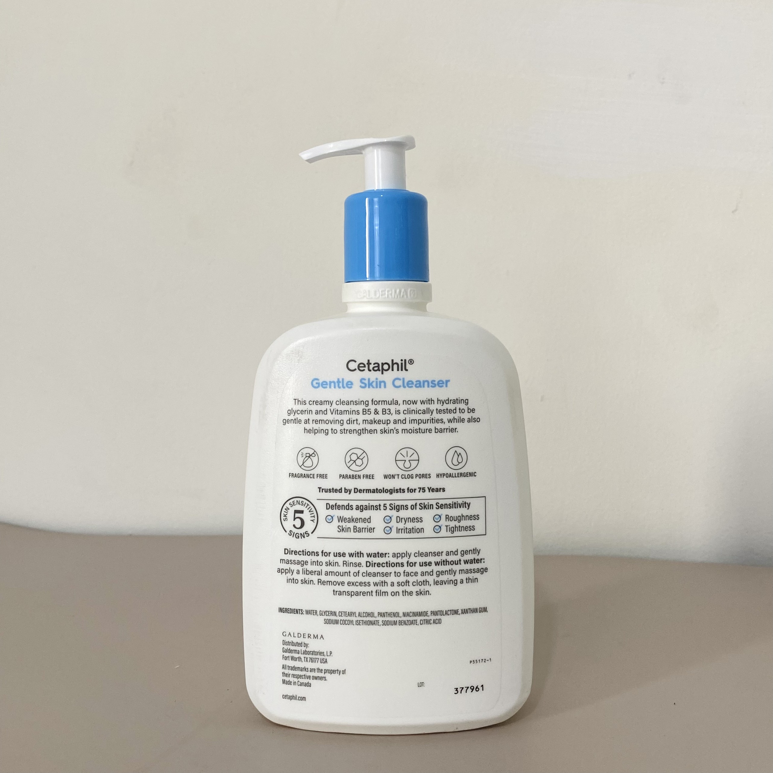 Set 2 Chai Sữa rửa mặt Cetaphil Gentle Skin Cleanser 591ml Hàng Nhập Mỹ