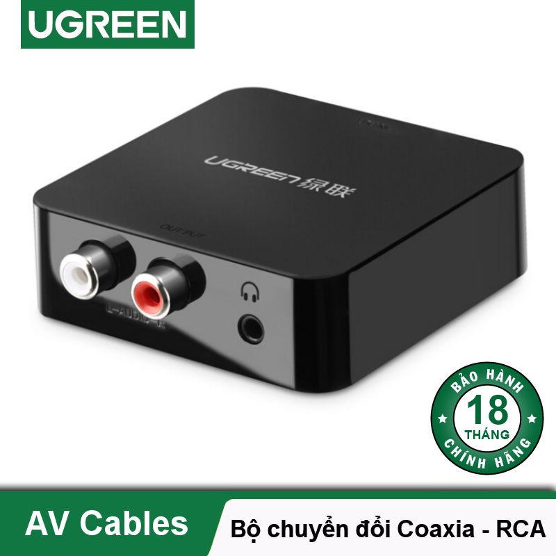 Bộ Chuyển Đổi Optical Sang Analog Audio Ugreen 30523 - Hàng Chính Hãng