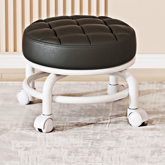 Ghế đẩu có bánh xe trược đa năng không ồn xoay 360độ tiện lợi di chuyển