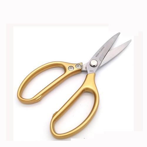 Kéo nhật SK5 cán kim loại làm bếp loại lớn siêu bén mũi nhọn hàng nội địa cắt gà vải êm tay không sợ rỉ sét cao cấp