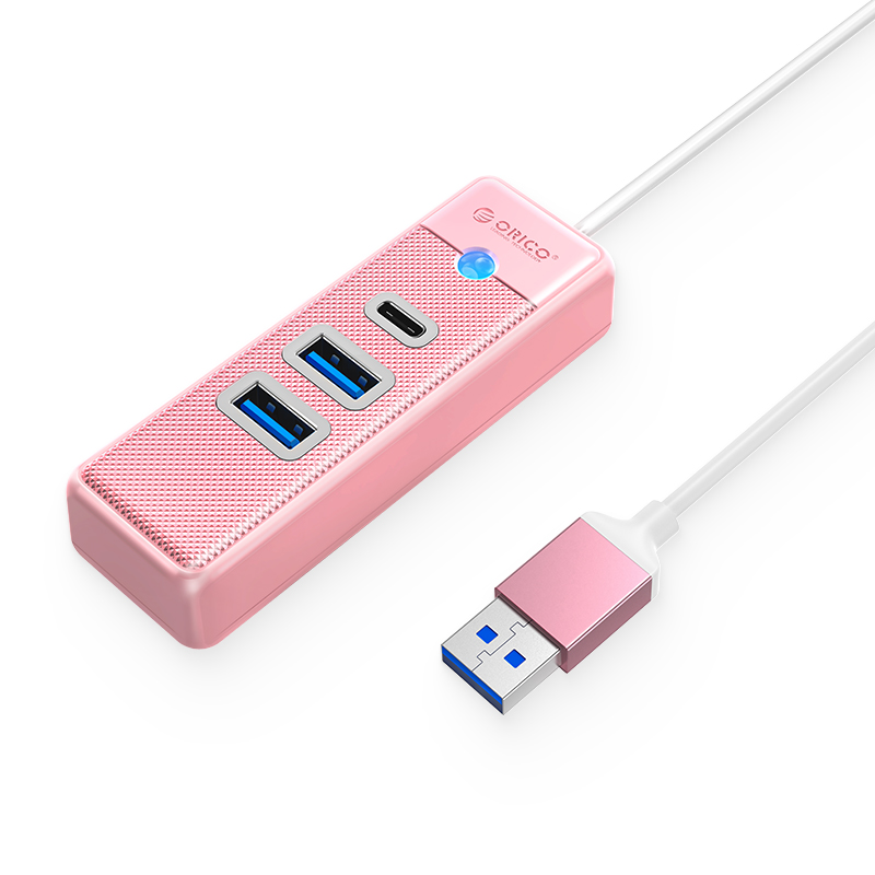 Bộ Chia HUB TypeC Ra 2 cổng USB 3.0 5Gps + 1 cổng TypeC 5Gbps PWC2U-U3-015 Orico - Hàng Chính Hãng