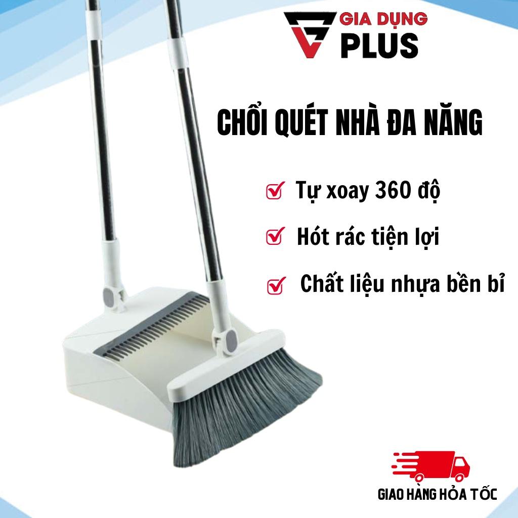 Chổi Quét Nhà Thông Minh, Kèm Hót Rác Đa Năng 2 Trong 1 Xoay 360 Độ Chất Liệu Nhựa Cao Cấp Cực Kì Bền Bỉ