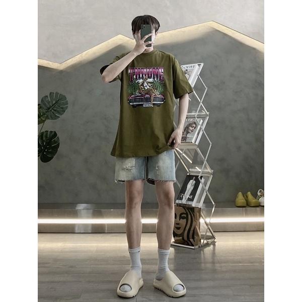 Áo thun unisex áo thun cotton in hoạ tiết cao cấp