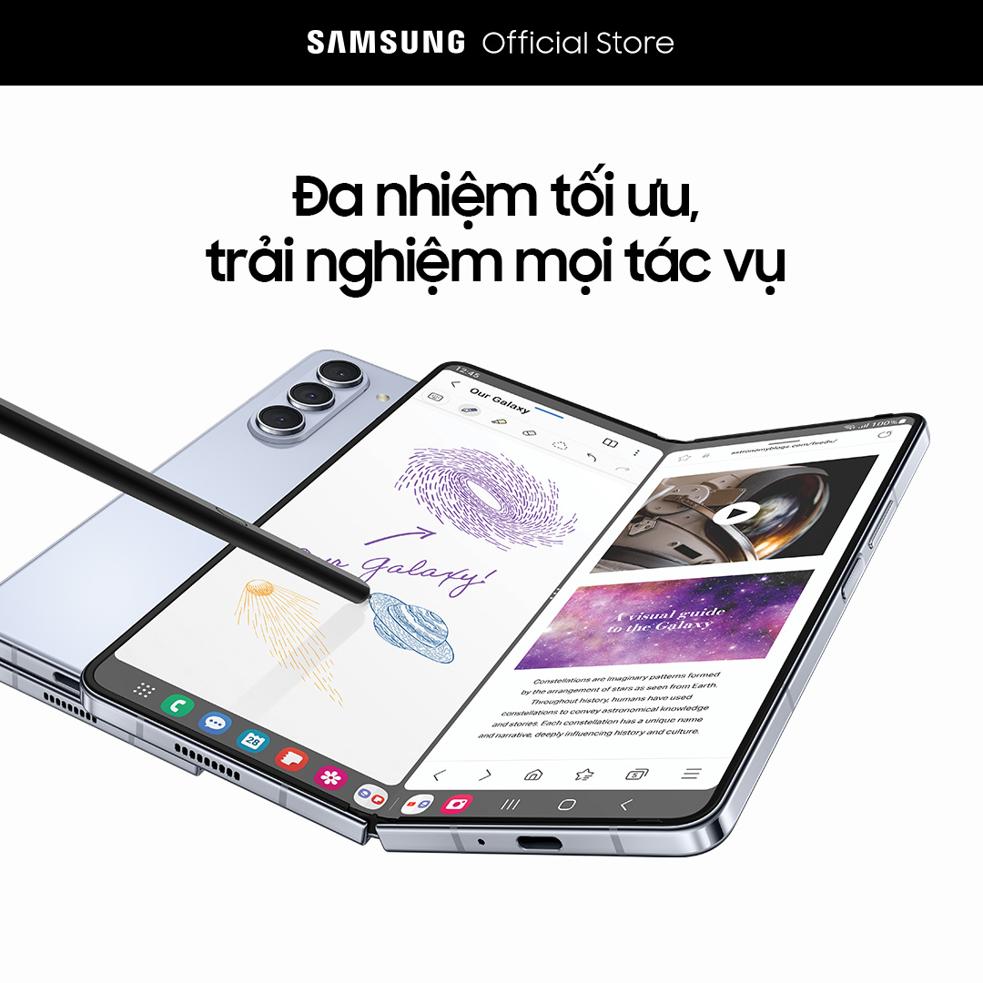 Hình ảnh Điện thoại Samsung Galaxy Z Fold 5 - Hàng chính hãng