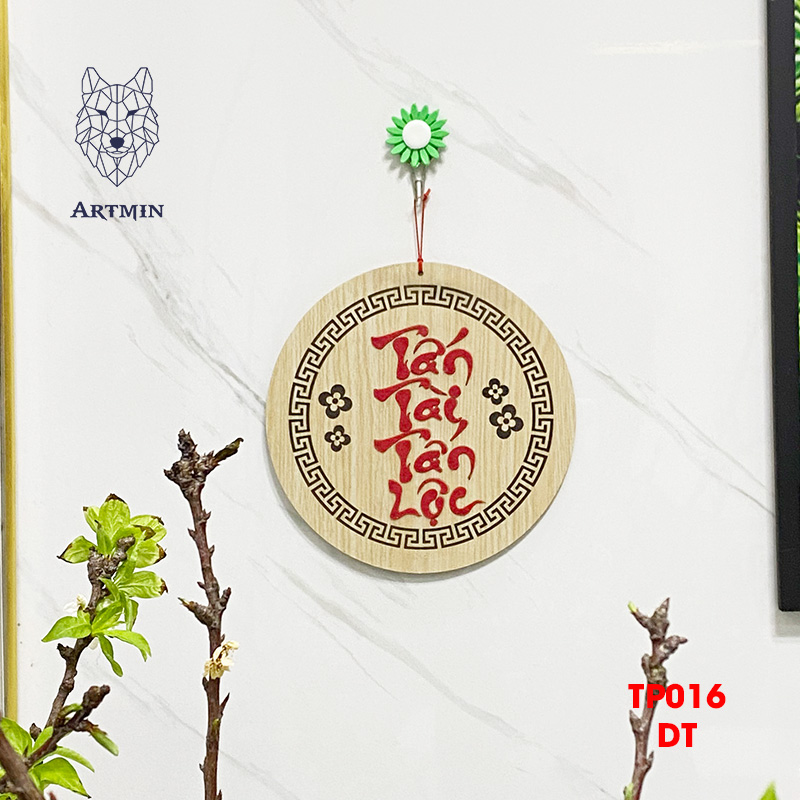 Chữ Tấn Tài Tấn Lộc - Đại Cát Đại Lợi Thư Pháp - Trang Trí Nhà Cửa - Tết
