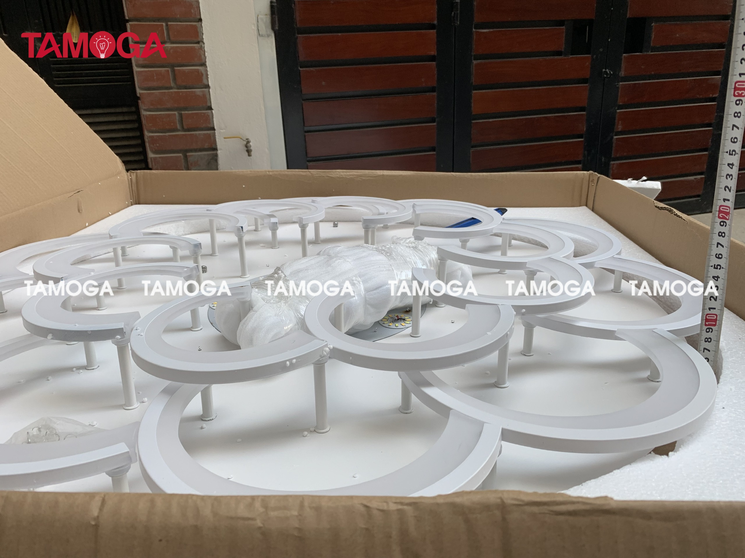 Đèn ốp trần trang trí pha lê hình đám mây TAMOGA YEZA 2881