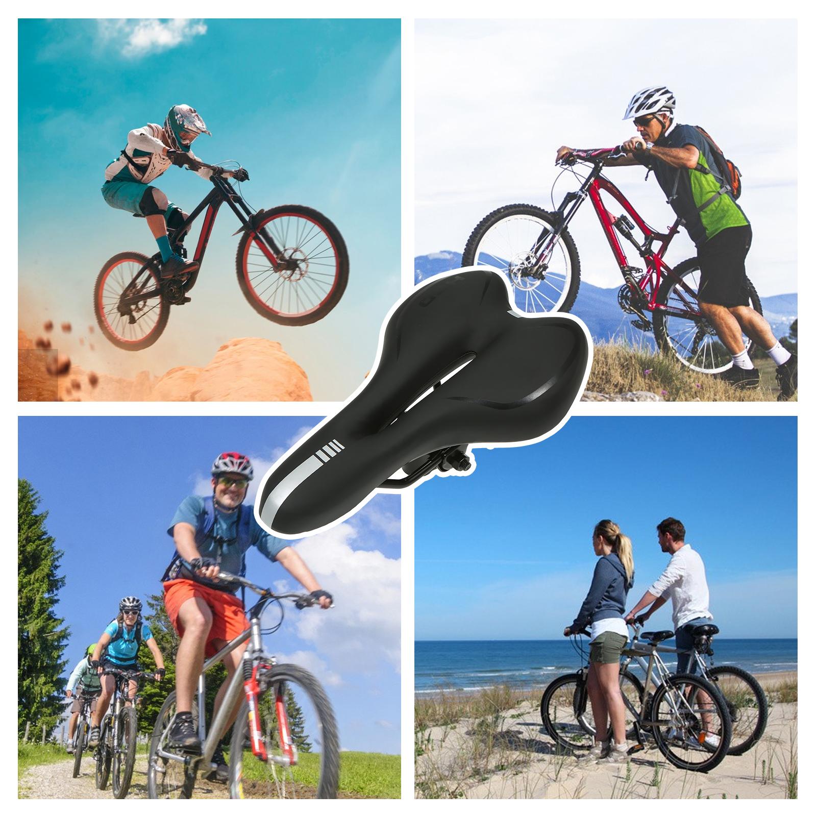 Set bọc yên xe đạp đệm silicone mềm mại chống trượt thoải mái thoáng khí không thấm nước