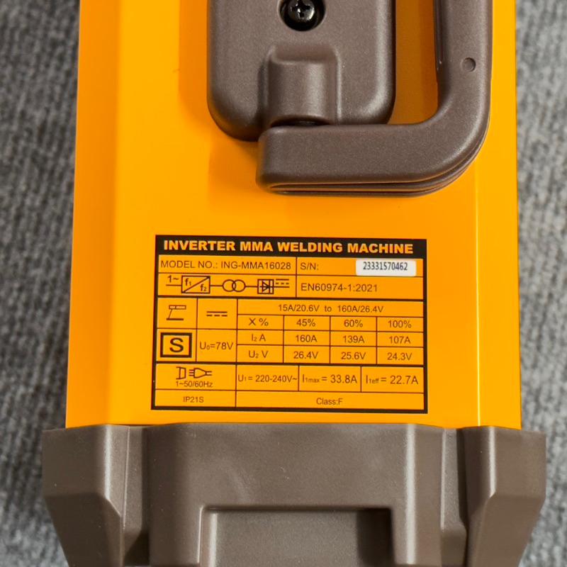 MÁY HÀN ĐIỆN TỬ MMA 160A INGCO ING-MMA16028 - HÀNG CHÍNH HÃNG