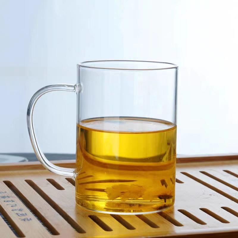 Cốc trà có quai 100ml - Cốc trà thủy tinh chịu nhiệt cao cấp Borosilicate, hàng xuất Âu