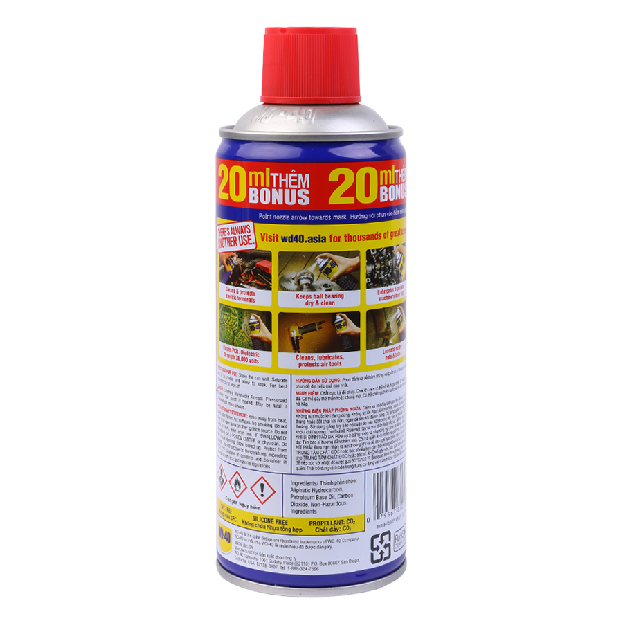 Dầu Bôi Trơn Chống Rỉ Sét WD-40 840531 (300ml)