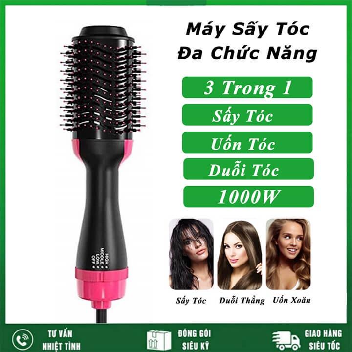 Lược điện sấy tóc đa năng 3 trong 1 One Step, máy sấy tóc uốn, duỗi tạo kiểu làm phồng tóc