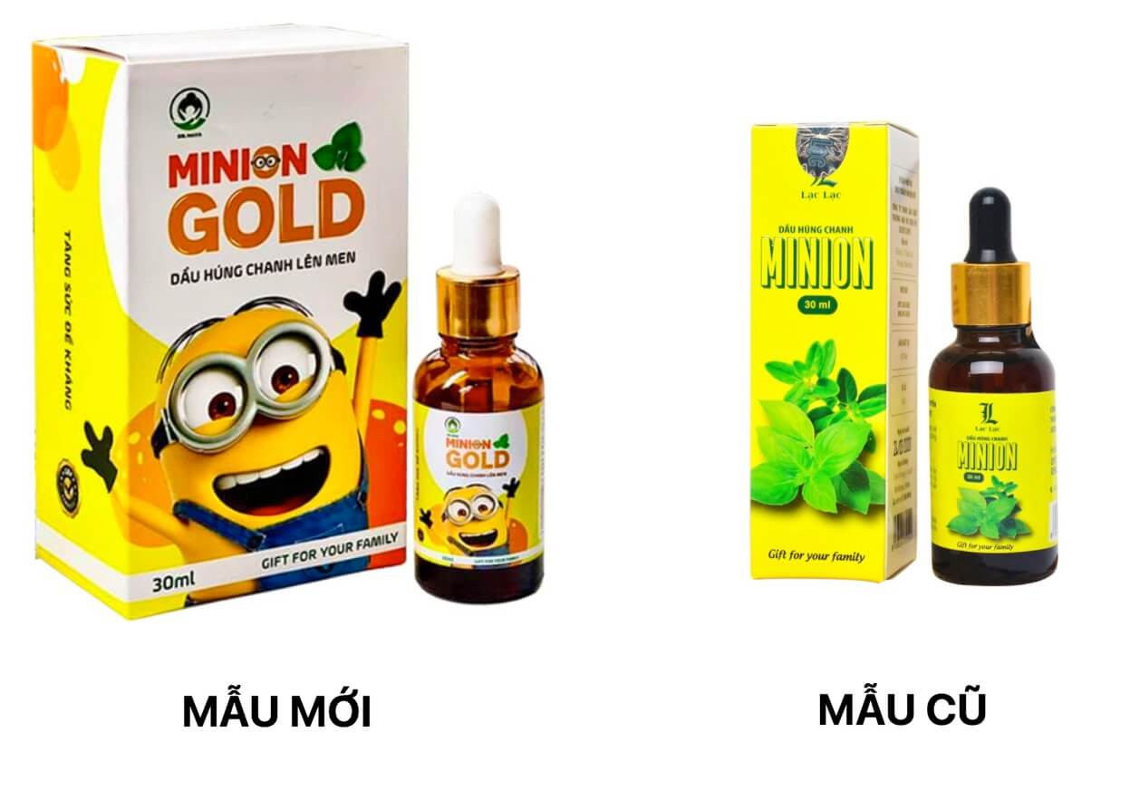 Dầu húng chanh Minion Lạc Lạc giúp tăng cường đề kháng, giảm ho, khò khè cho bé và mẹ bầu Tặng Mẫu Test Nước Hoa LUA