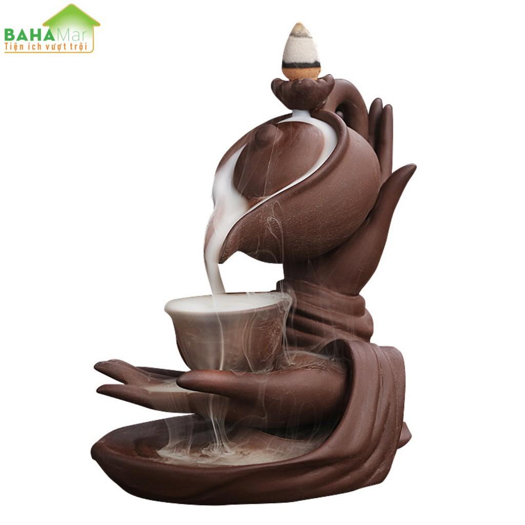 THÁC KHÓI TRẦM HƯƠNG CHẢY QUA ẤM TRÀ DÂNG PHẬT "BAHAMAR" Sáng tạo vẻ đẹp với phong cách điêu khắc, thú vị và hấp dẫn.