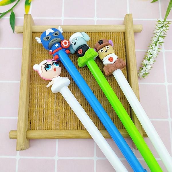 Combo 4 cây bút nước mực xanh/ tím cực cute giá rẻ và chất lượng