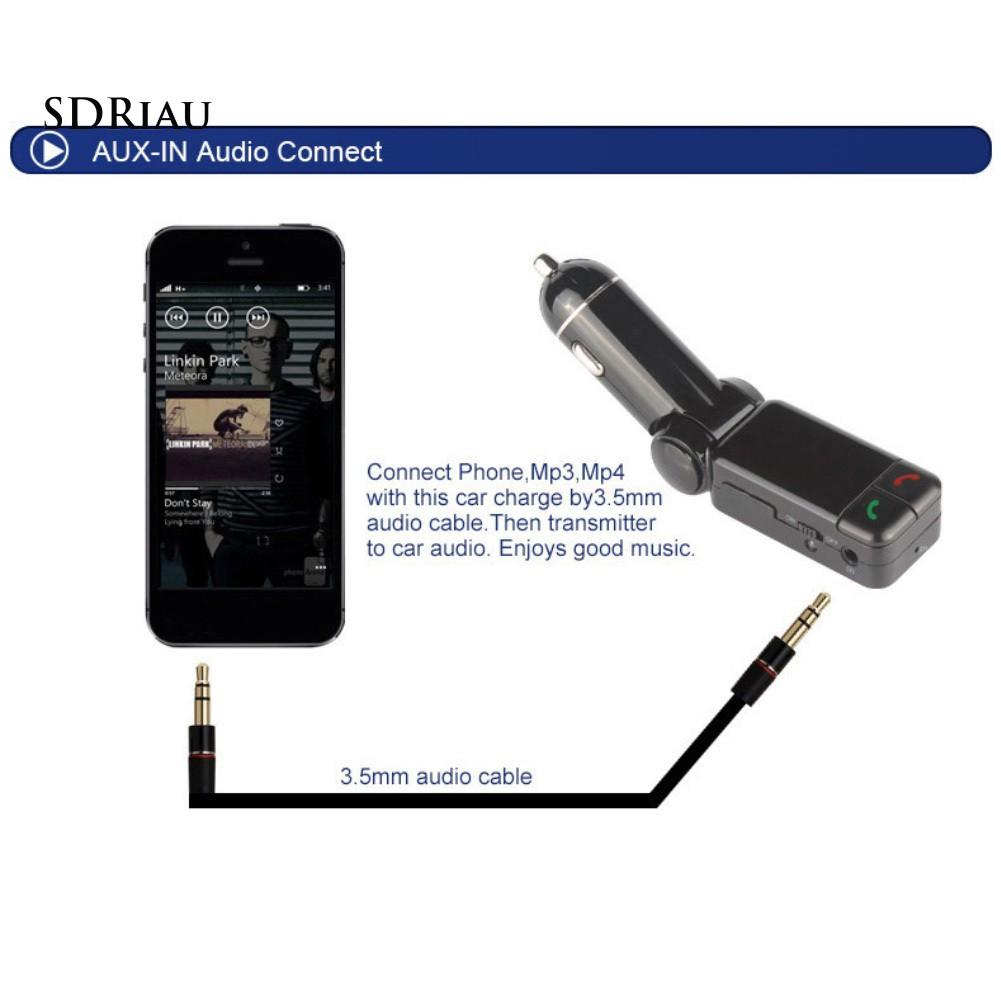 Máy Nghe Nhạc Mp3 Không Dây Kết Nối Bluetooth Cho Xe Hơi