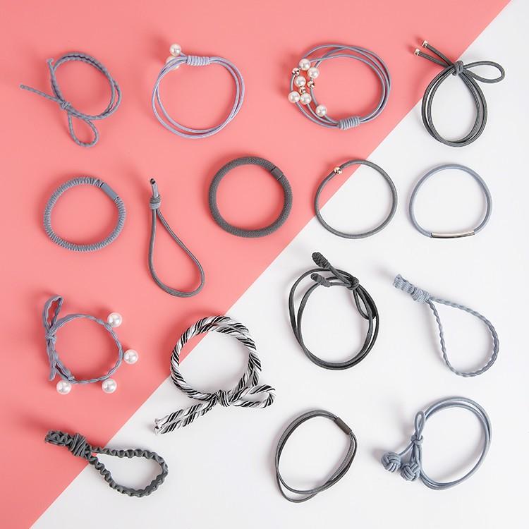 Hộp 16 dây buộc tóc/dây cột tóc