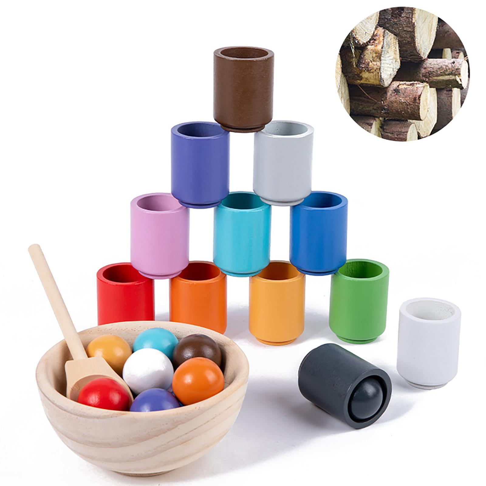 Sensorial Material Toy - Wooden Gradient Color Matching