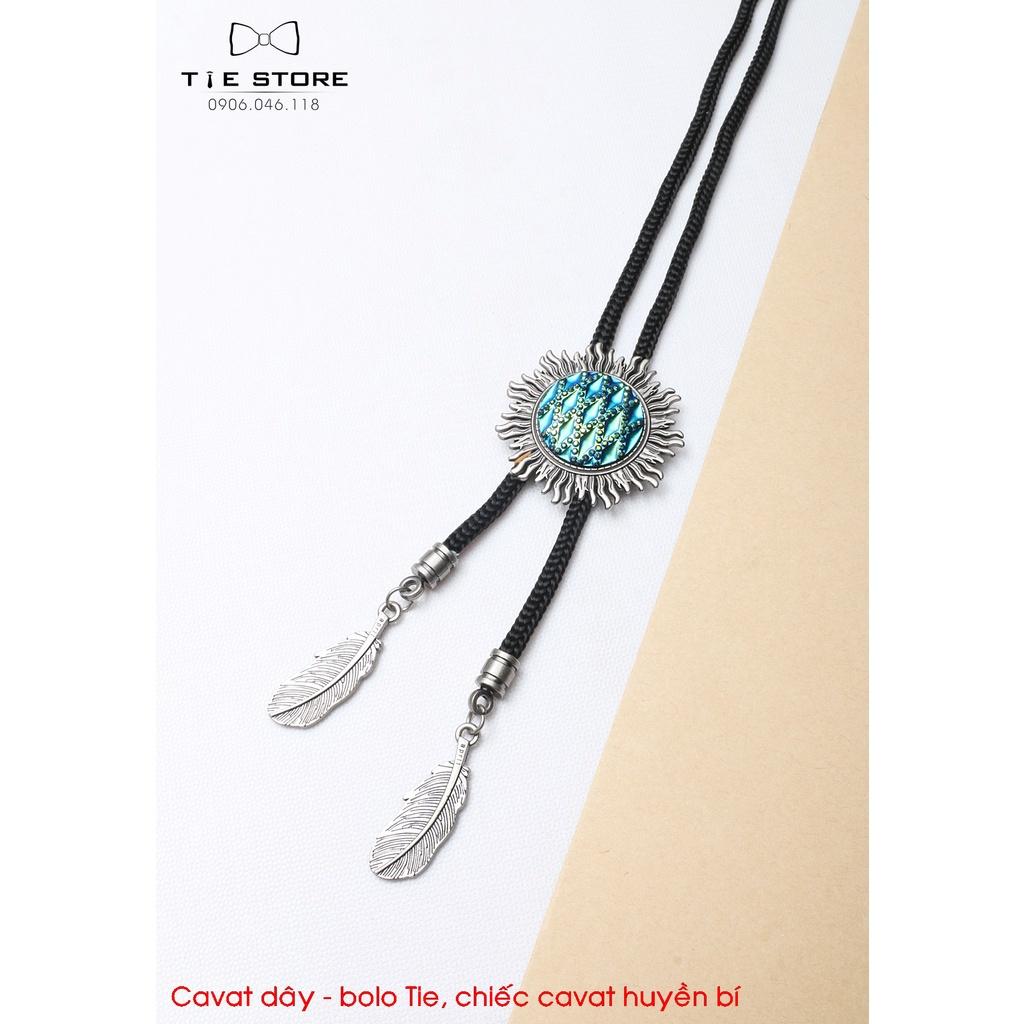 Bolo Tie chiếc cavat huyền bí - cavat dây bolo đính đá cao cấp tặng kèm hộp nhỏ