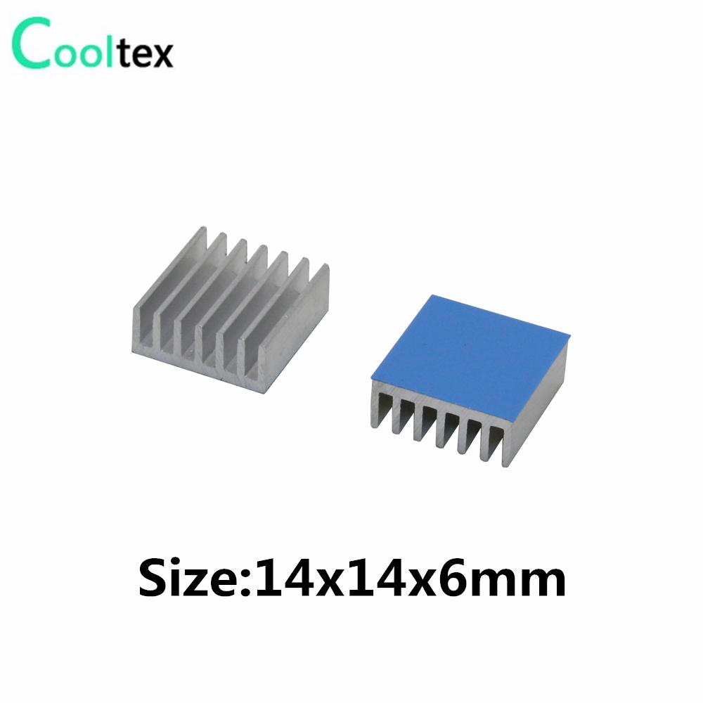 Tản Nhiệt Nhôm Tản Nhiệt Tản Nhiệt Làm Mát Cho Điện Tử IC 3D Máy In Raspberry PI Với Băng Dẫn Nhiệt