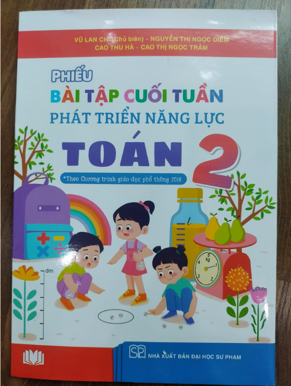 Sách - Phiếu bài tập cuối tuần phát triển năng lực Toán 2 - cánh diều - Theo chương trình phổ thông 2018