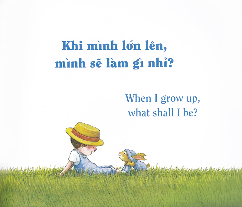 Sách Tranh Song Ngữ - Mình Có Thể Làm Bất Cứ Việc Gì! – I Can Be Anything! Tái bản 2021