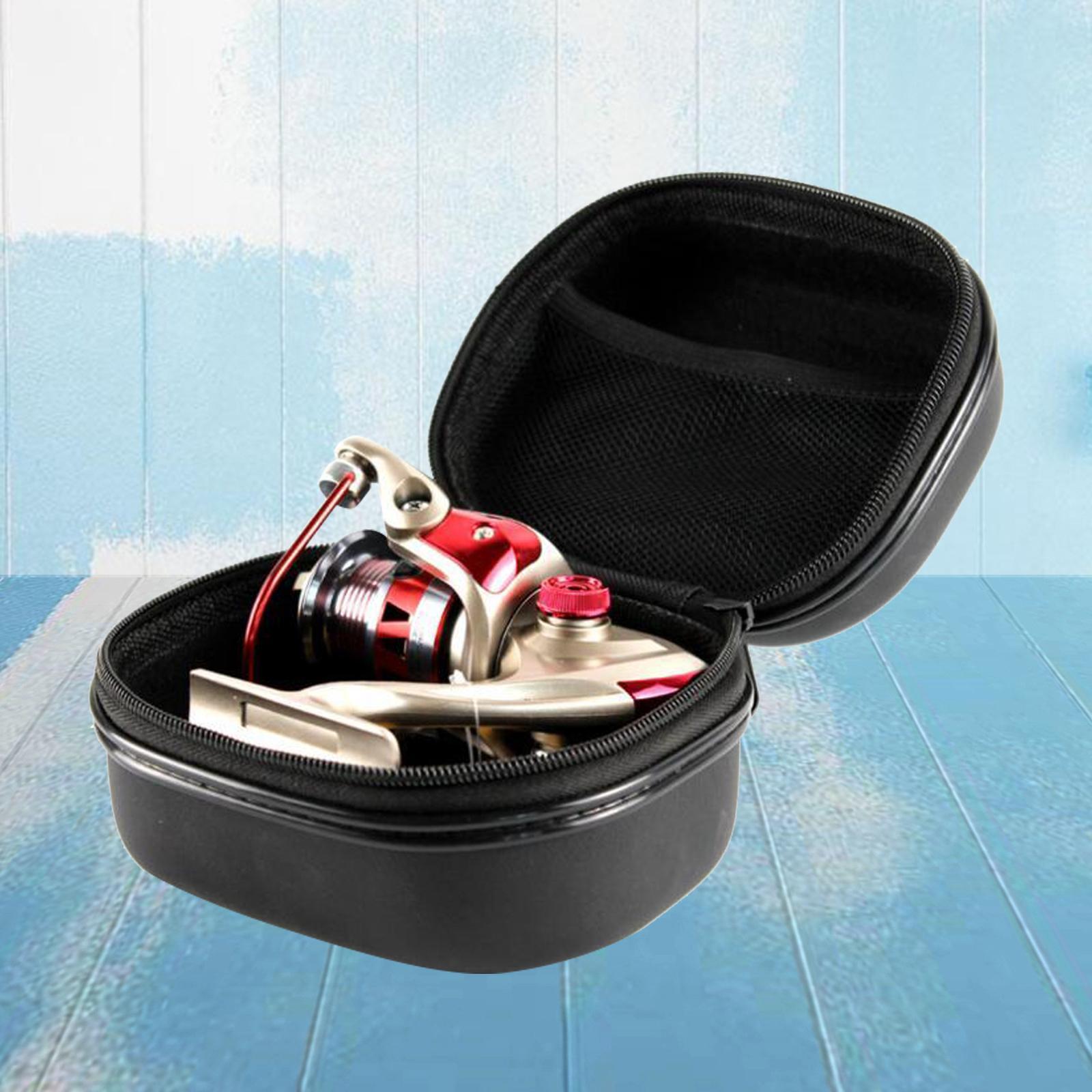 Neoprene Fishing Reel Cover Bag Protective Trolling Case Organizer Black