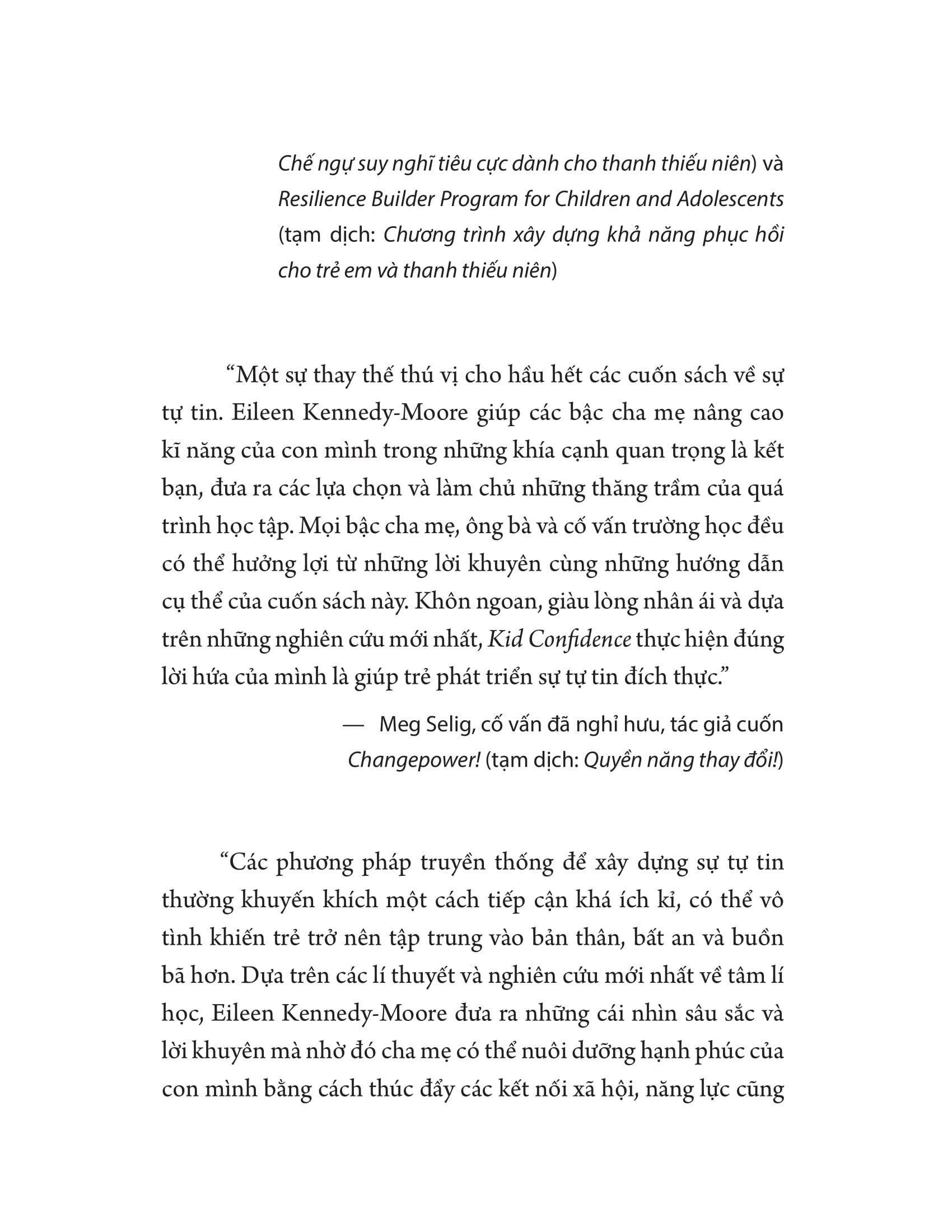 Sách - Kid Confidence - Xây Dựng Sự Tự Tin Cho Trẻ