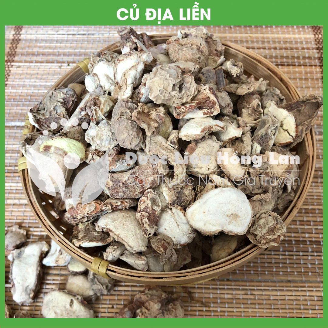 Củ Địa Liền khô sạch đóng gói 500gram