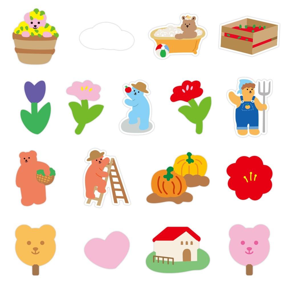 Sticker GẤU LOVE LIFE INS hoạt hình trang trí mũ bảo hiểm,guitar,ukulele,điện thoại,sổ tay,laptop-mẫu S151