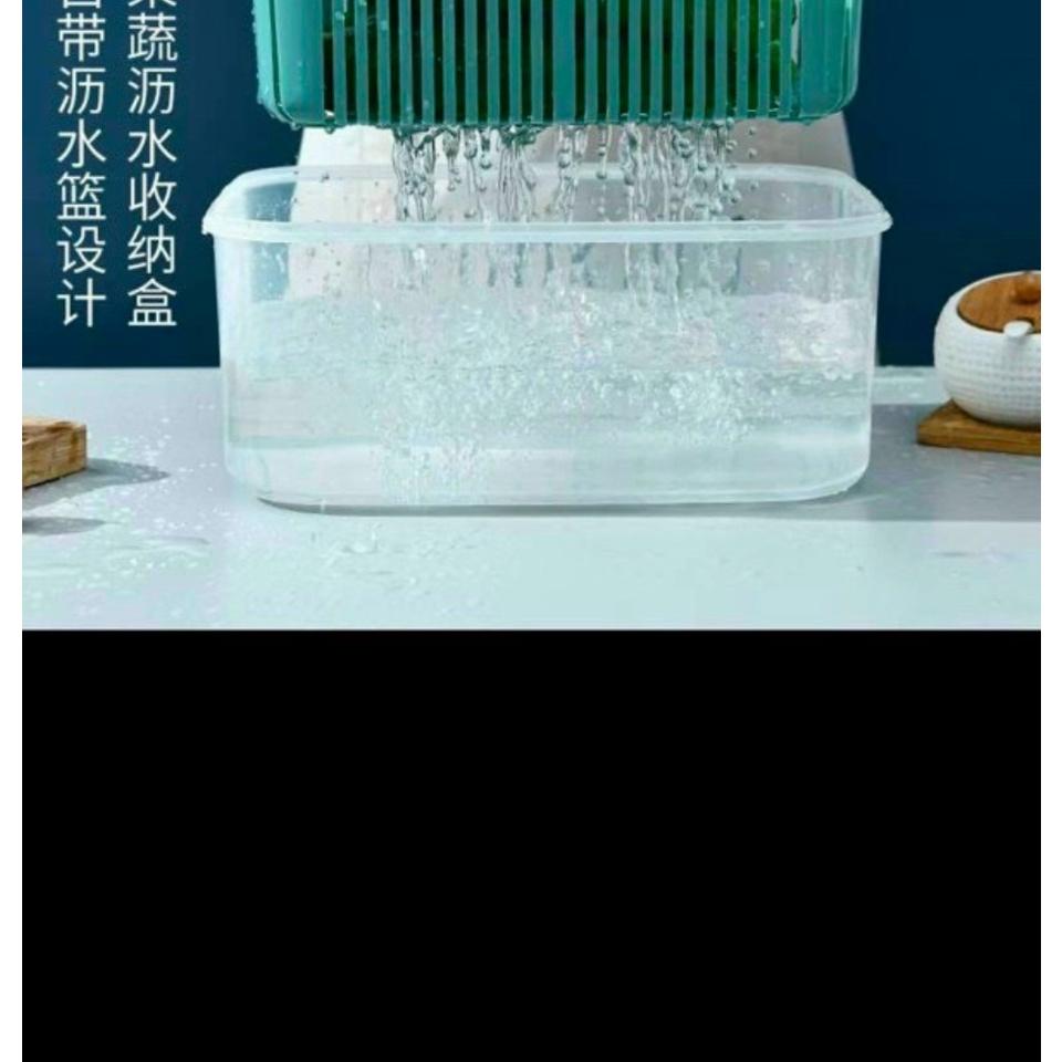 Hộp đựng thức ăn có nắp kín - Set 5 Hộp nhựa đựng thực phẩm cao cấp có rổ đựng và nắp - GDNĐ