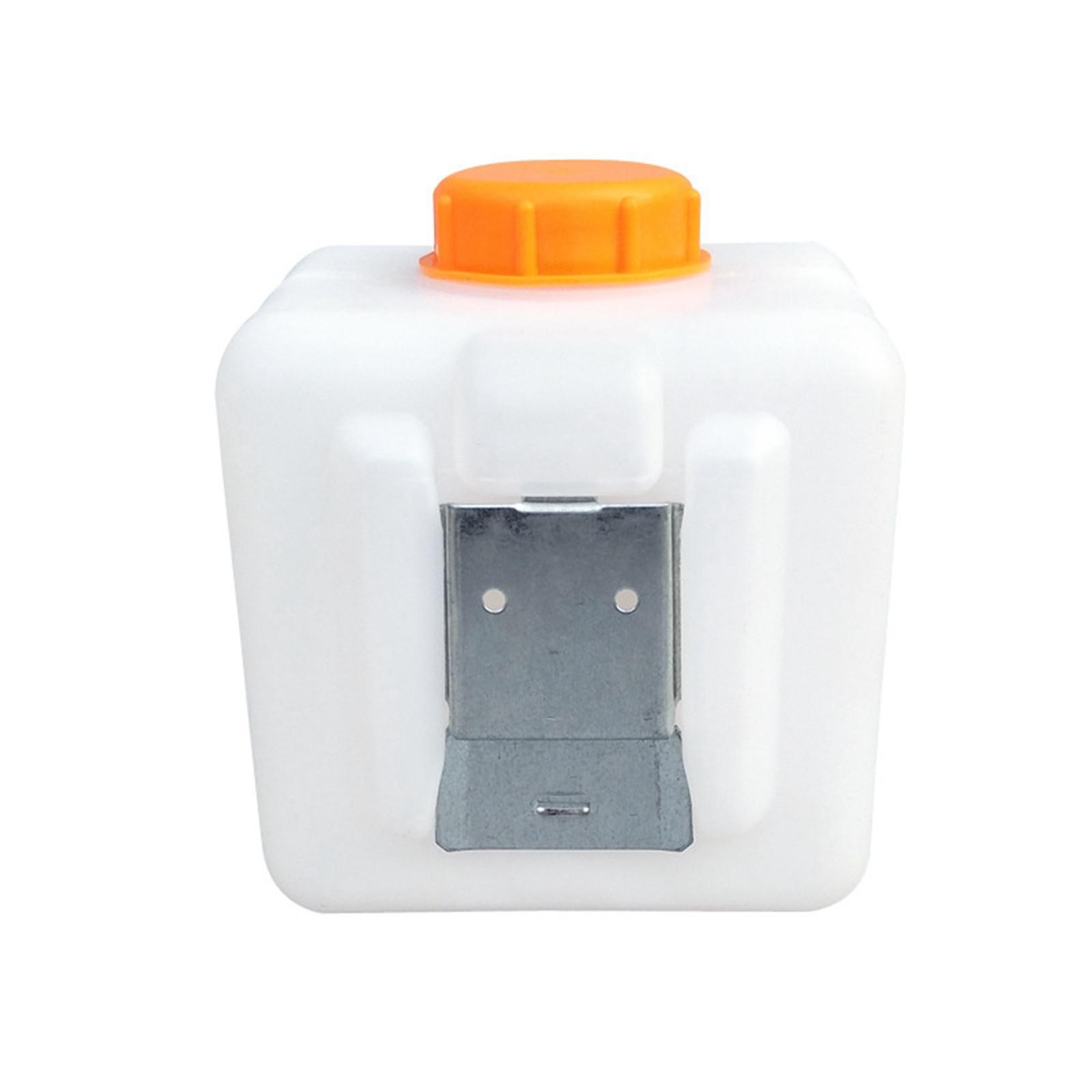 Diesel Fuel Tank Plastic Fuel Tank 2.5L with Oil Nozzle Adapter Metal Panel Screws Oil Gasoline Tank