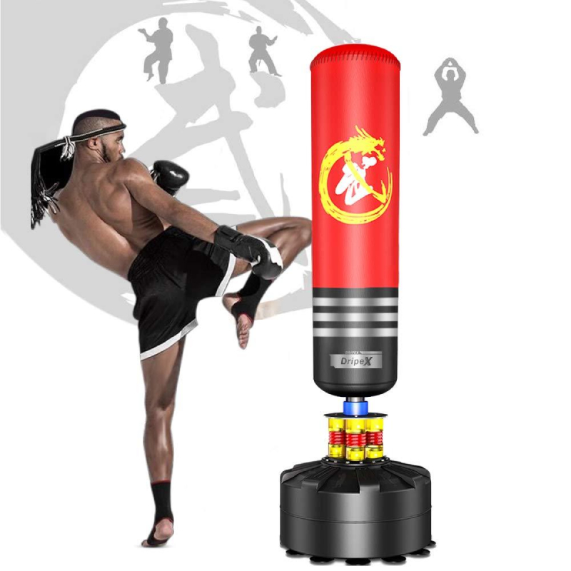 Bao Trụ Đấm Bốc Liên Hoàn - Bao Trụ Phản Xạ Trục Xoay 360 Độ - Bao Trụ Boxing Đấm Đá Liên Hoàn Trục Xoay 360 Tốc Độ Cao