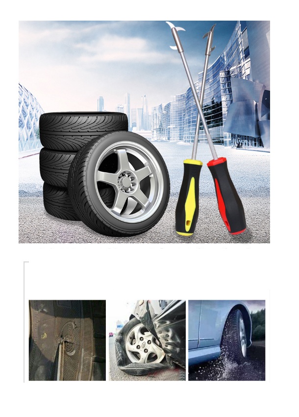 Dụng cụ nạy đinh, loại bỏ đá, gạch, cát bảo vệ lốp xe