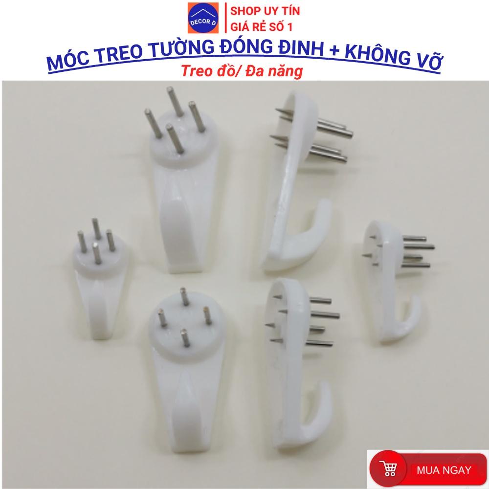 Móc đinh đóng tường treo vật dụng, treo đồ không cần khoan, đóng không vỡ tường