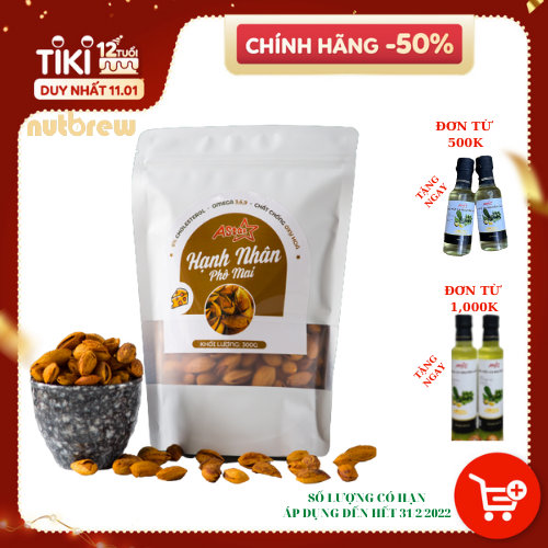 HẠNH NHÂN PHÔ MAI ASTAR TÚI 300Gr