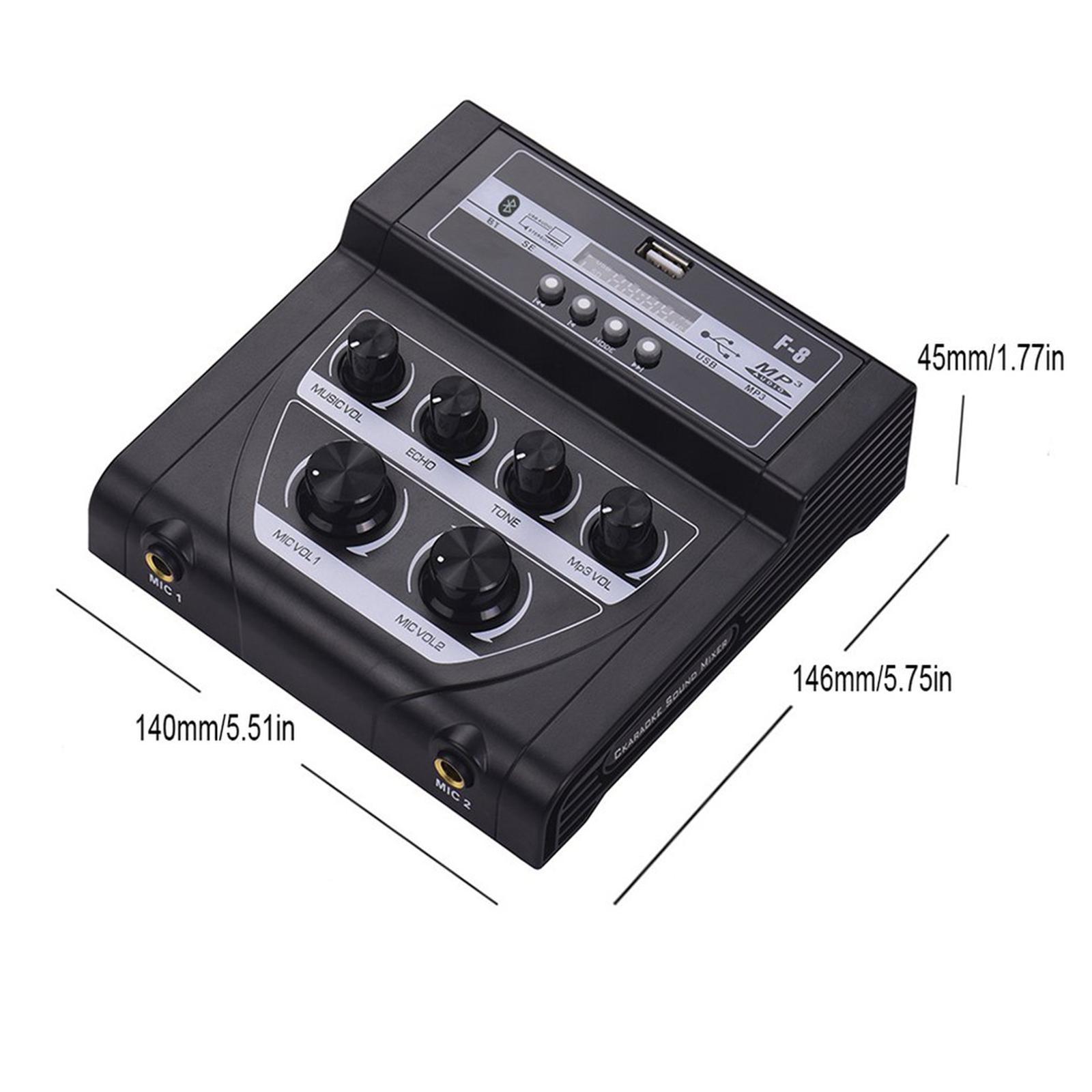 Mic Mixer Audio Sound Mixing Board Sound Mixing Console for Live Broadcast