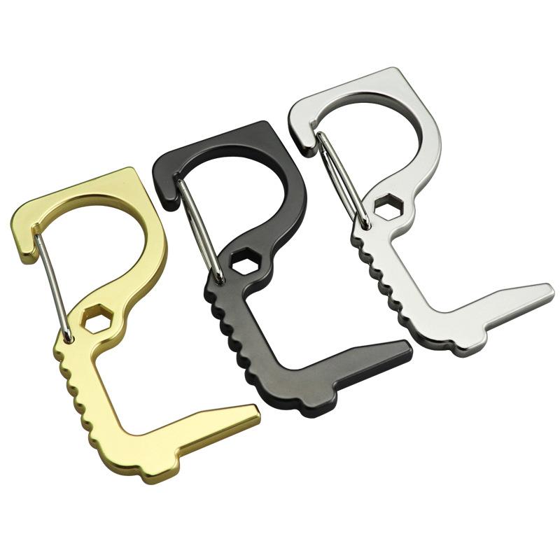 Dụng cụ mở cửa 3 mảnh Vệ sinh không chạm Tay có thể tái sử dụng Chìa khóa sạch