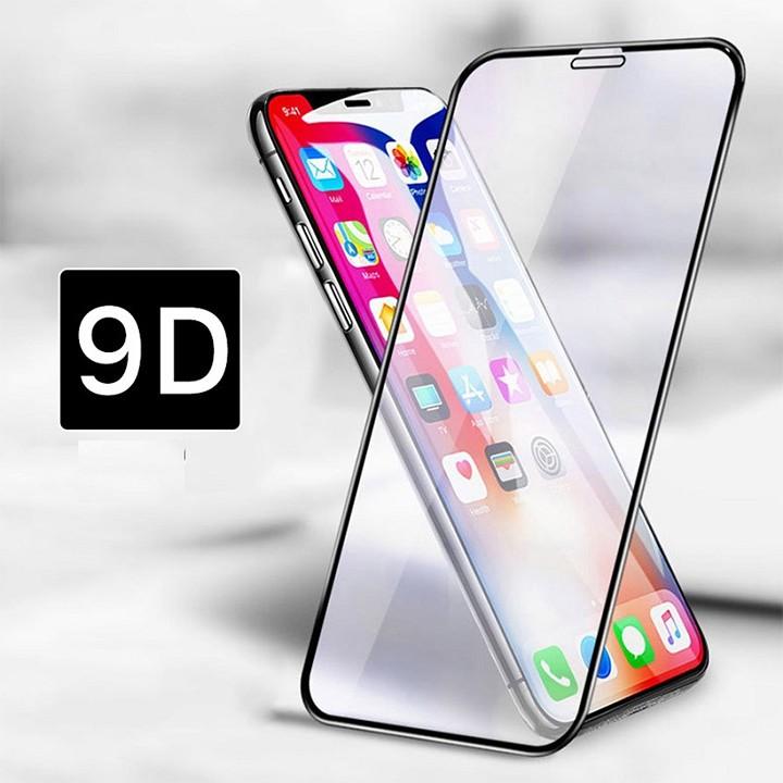 Kính Cường Lực Dành Cho Điện Thoại iPhone 12 Pro Max 9D Full Keo Full Màn - Miếng Dán Màn HÌnh Cao Cấp - Màu Đen