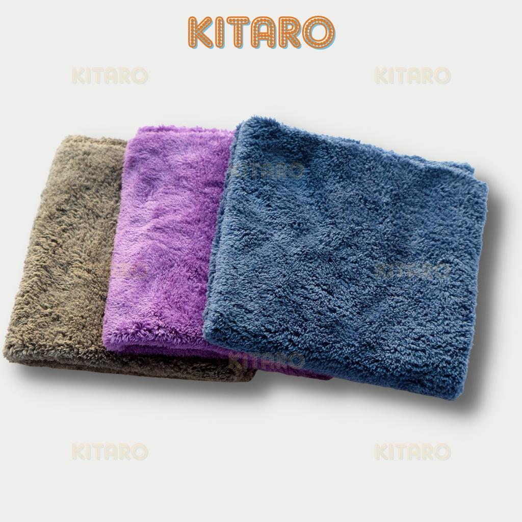 Khăn Microfiber Cao Cấp Siêu Mềm Mịn Thấm Hút Không Viền 40x40cm