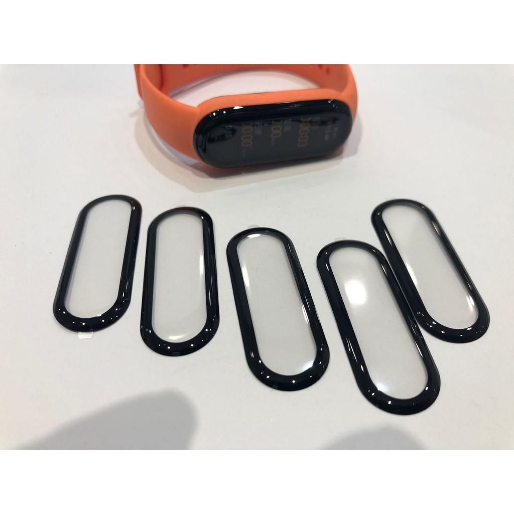 Bộ Miếng Dán 3D Full Màn Tràn Viền Cho Mi Band 8/7/6/5/4 - Cứng Hơn, Dày Hơn, Bảo Vệ Mặt Đồng Hồ Trọn Vẹn Hơn