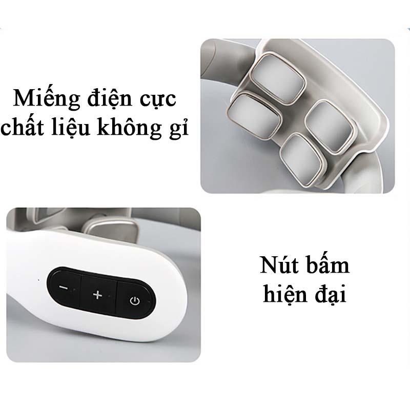 Máy Massage Cổ Vai Gáy Xung Điện Hồng Ngoại JT – H80 Trị Liệu 6 Chế Độ Đa Năng Cao Cấp Gối Mát Xa Cổ Chữ U 4 Miếng Dán Điện Từ 20 Cấp Độ Tùy Chọn Massage Nhiệt Giúp Làm Giảm Đau Nhức Cổ