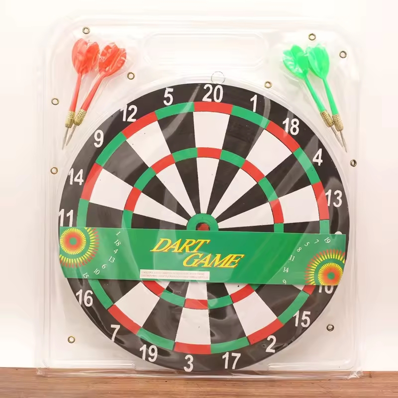 Bảng Phóng Phi Tiu 28 Cm 2 Mặt Tặng Kèm 4 Phi Tiu Chân Kim
