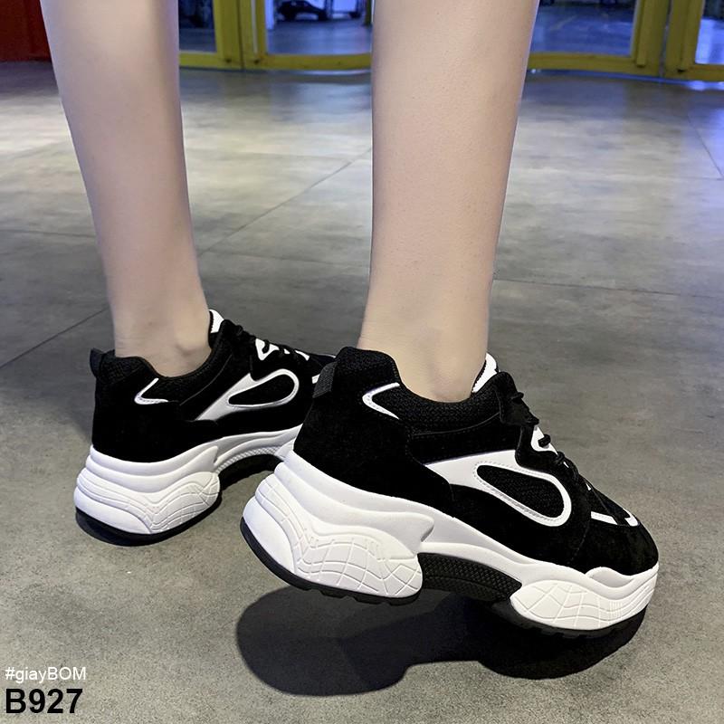 Giày Thể Thao Đế Cao 4 cm Cá Tính B927
